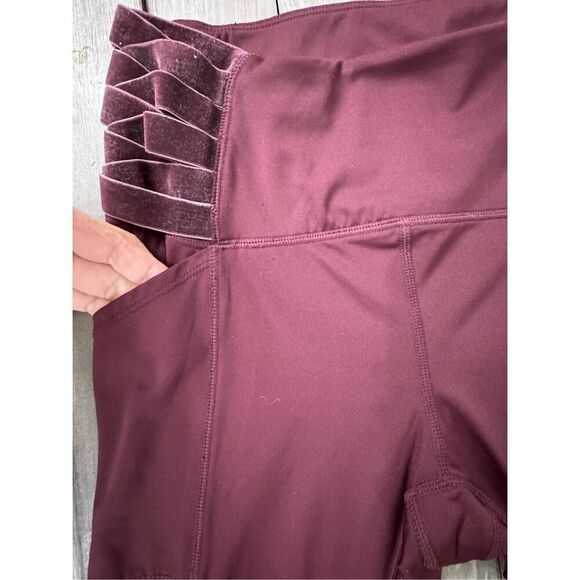Free People Movement‎ Wonderstruck Velvet Leggings Small Petite - Picture 7 of 10
